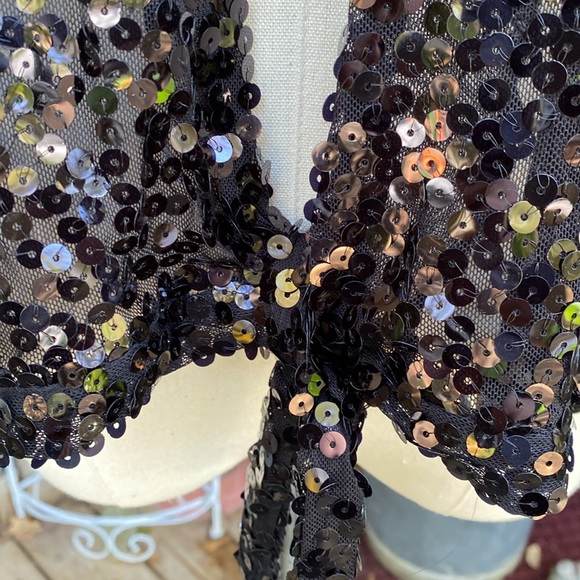 NWT CHICO’S Glitz it Up Tie Front Jacket SZ 3 - Picture 5 of 8